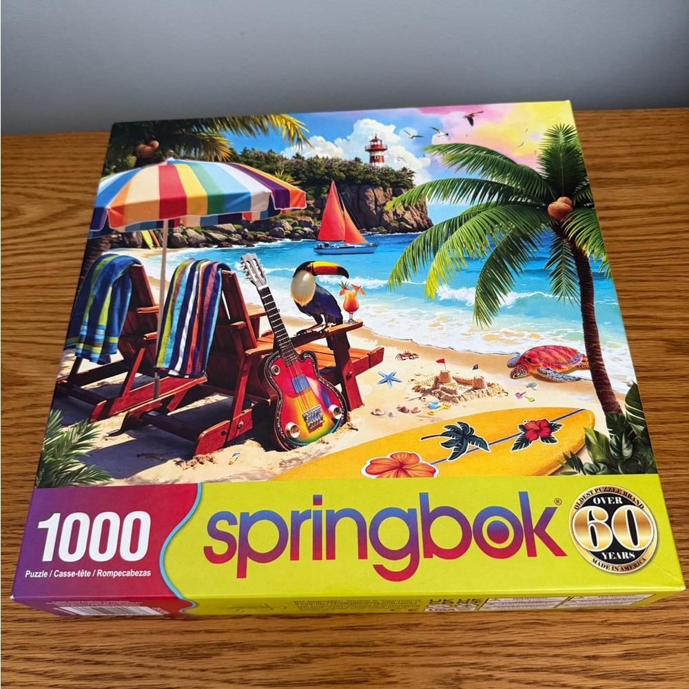 Springbok Vibrant Beach Scene Puzzle - 1000 Pieces